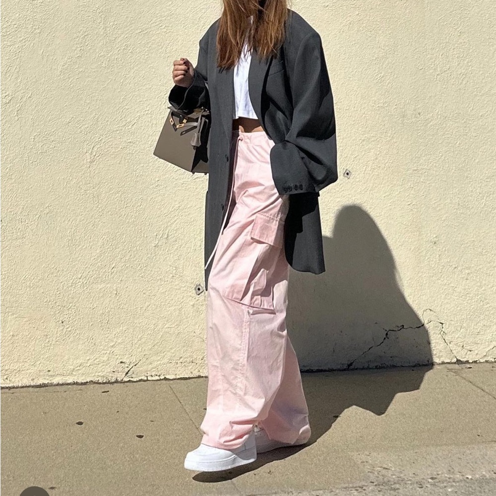 Frankie Shop pink cargo pants (M/L)